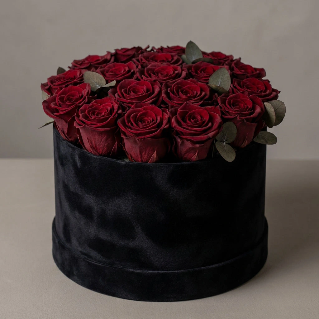 Venus Fleur signature preserved red rose gift box — luxury anniversary gift Dubai